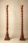 Wooden candle holders. Wooden candle holder. Candlesticks.