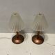 Lampes de table italiennes en verre de murano, ensemble de 2