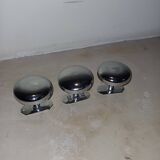 Chrome coat hooks