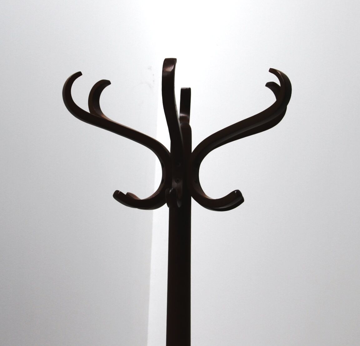 Vintage wooden coat rack