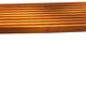 Vintage bench in cherry and metal 1980