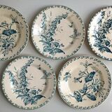 5 plates Gien