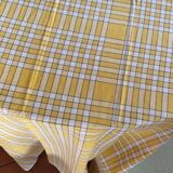checkered tablecloth 1970