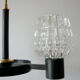 Lustre vintage 1960 métal et laiton