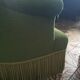Toad sofa with velvet fringes