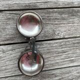 Double silver plated table salt shaker Armand Frenais 19th century Art Nouveau