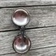 Double salière de table métal argenté Armand Frenais 19ème siècle Art Nouve