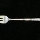 12 SFAM cake forks in silver metal Russian handle