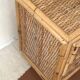Rattan beside table