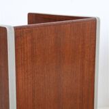 Set of 3 teak convertible children's chairs / stools / side tables, 1960s