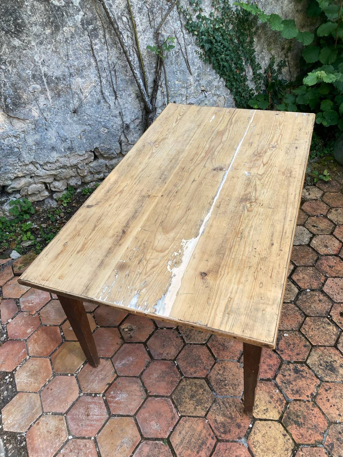 Vintage farmhouse table