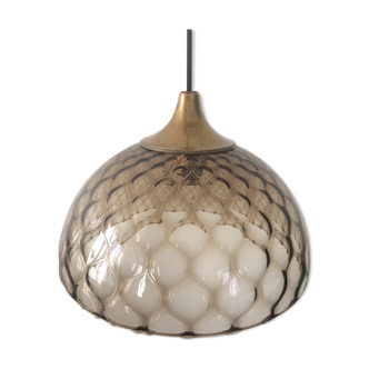 Chiseled glass hanging lamp