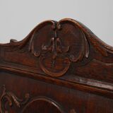 18th Century Liège Armchair in hand carved Oak, Belgium