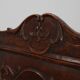 18th Century Liège Armchair in hand carved Oak, Belgium