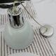 Suspension industrielle blanche et chrome