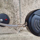 Bauhaus industrial desk lamp, metal, vintage, 50s