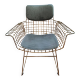 Metal wire armchair HK LIVING