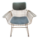Metal wire armchair HK LIVING