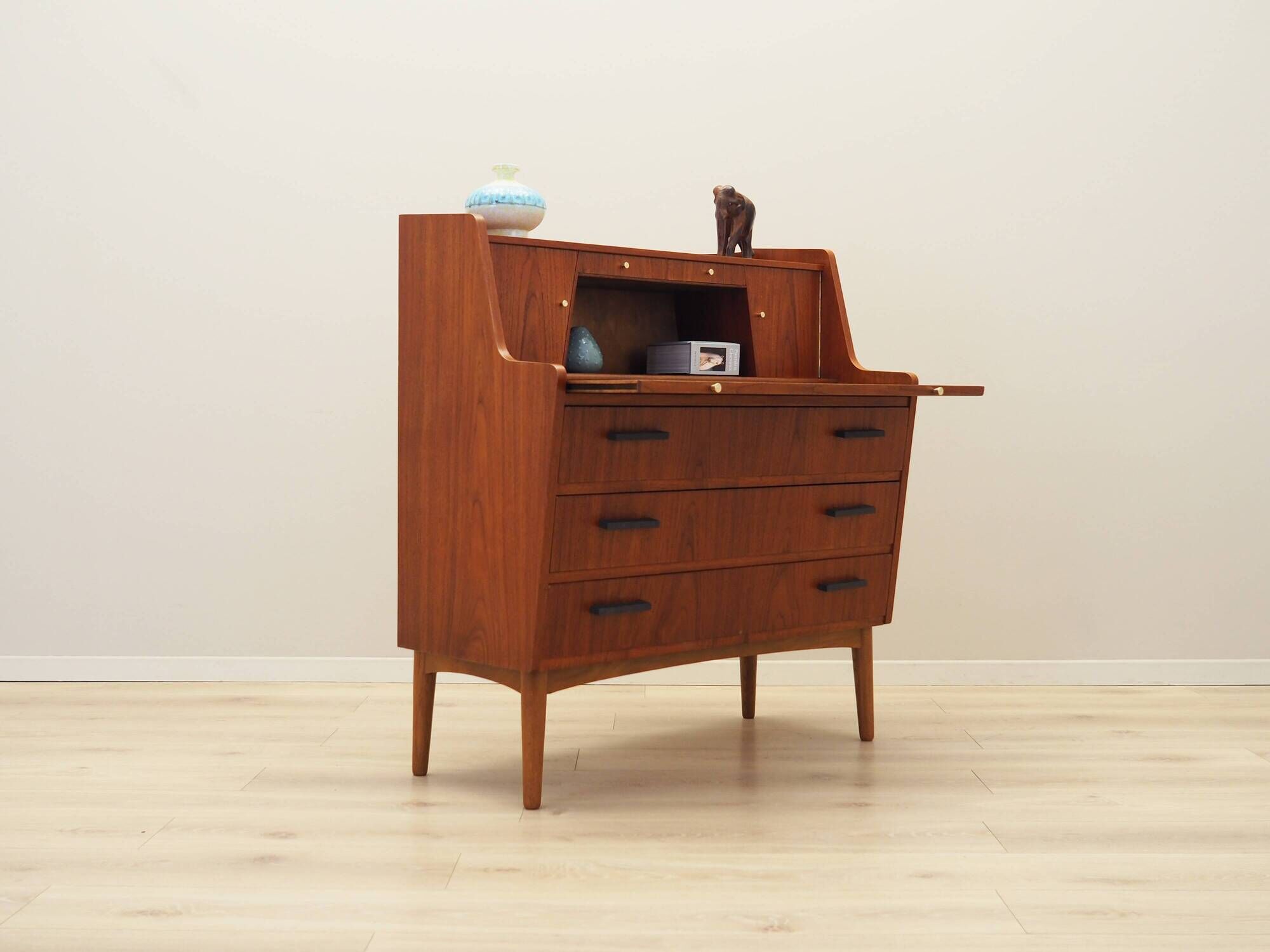Teak secretary, Danish design, 1970s, production: Denmark