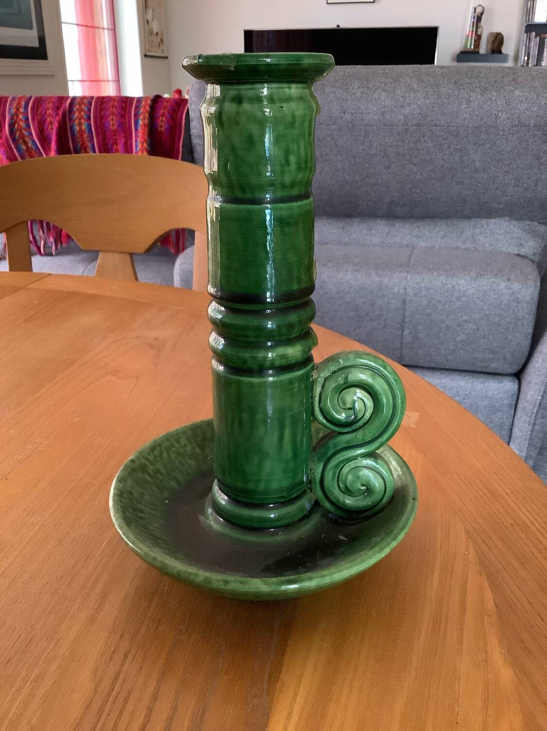 2 Ceramart Vallauris ceramic candle holders