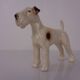 Porcelain Figurine of Fox Terrier, Denmark, 1950s