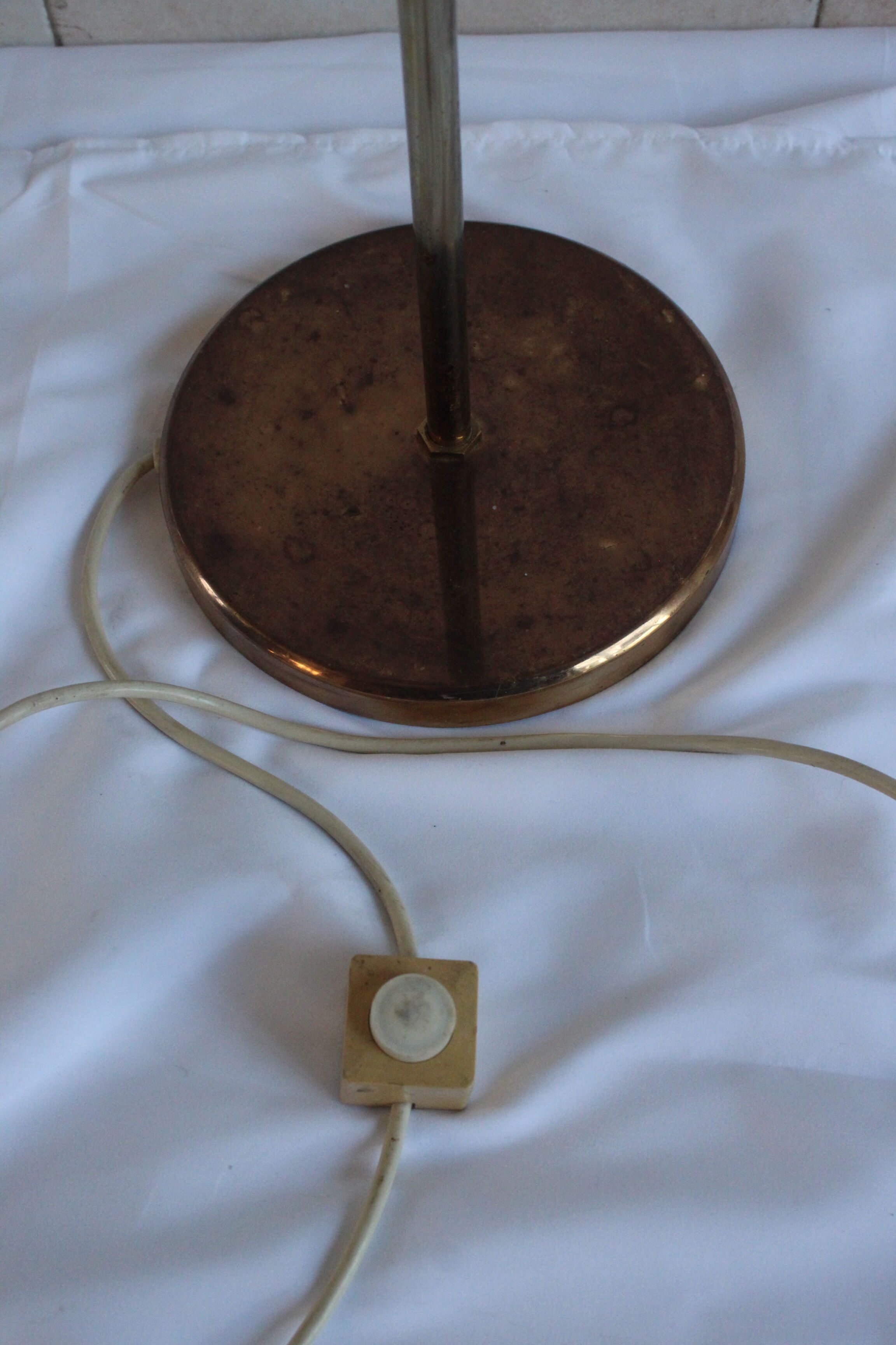 Vintage brass floor lamp italian design