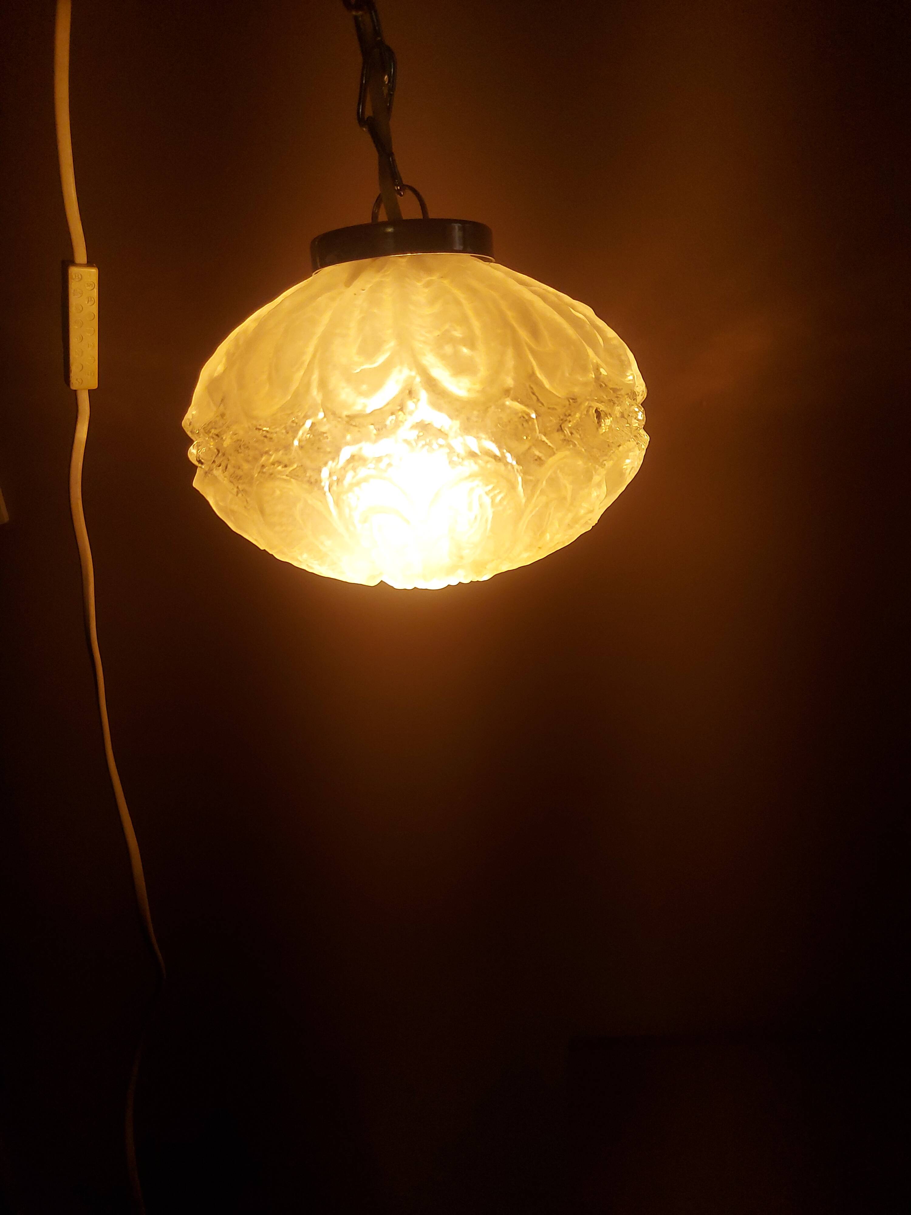 Art deco chandelier suspension