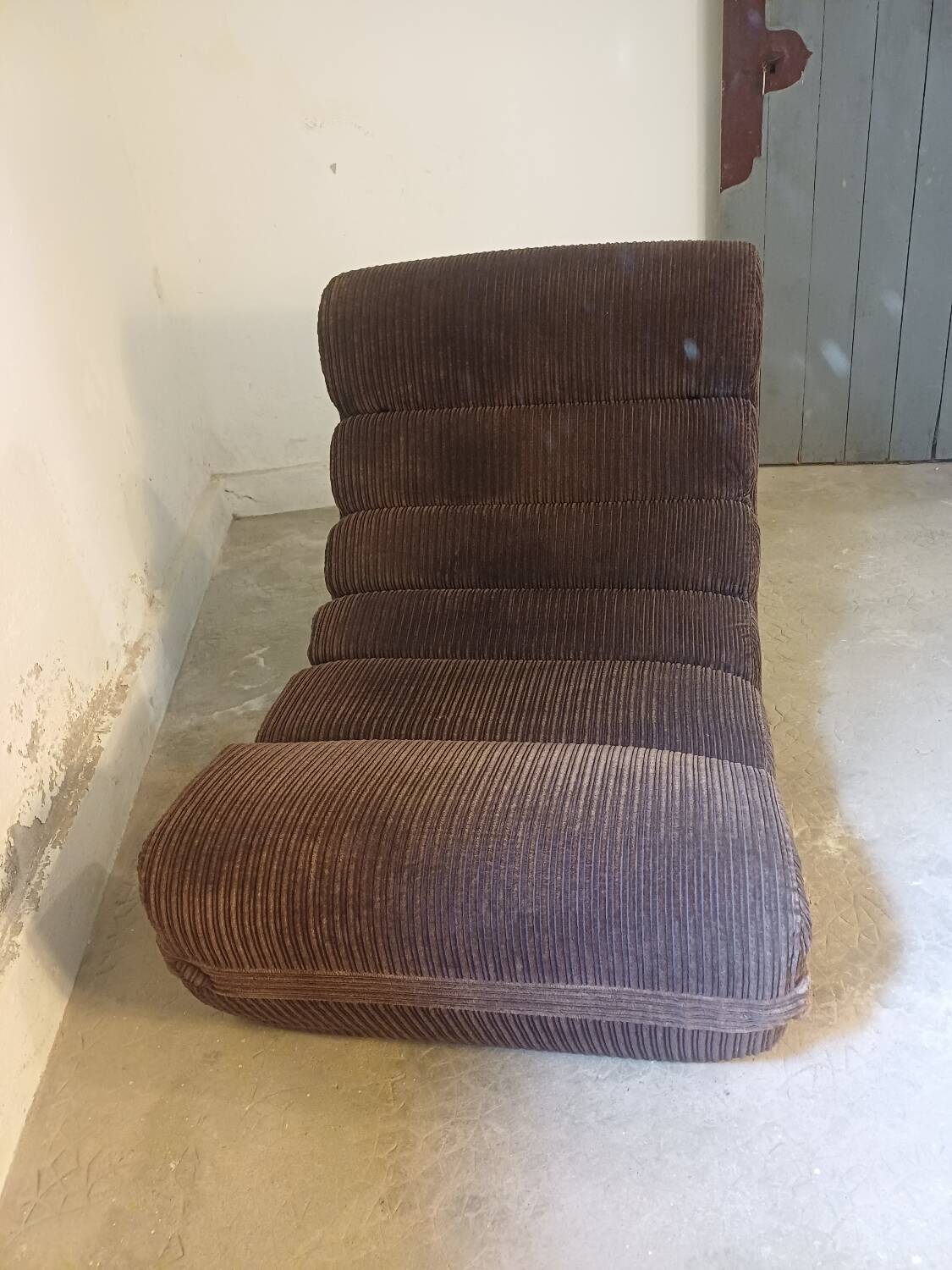 Corduroy armchair