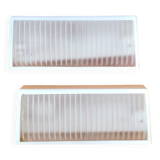 Pair of Holophane wall lights 1950 industrial