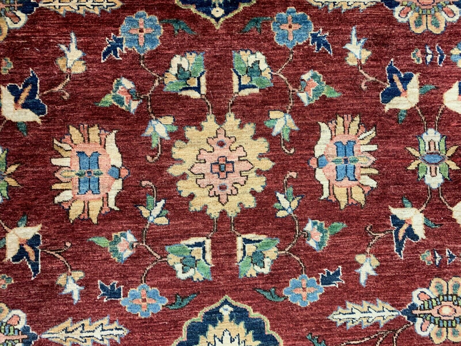 Large Afghan Wool Kazak Rug 290x200 cm Chobi, Very Fine