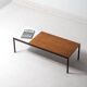 Modernist two color minimalist coffee table, 1960s
