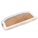 Mirror painted Wicker 60x34cm