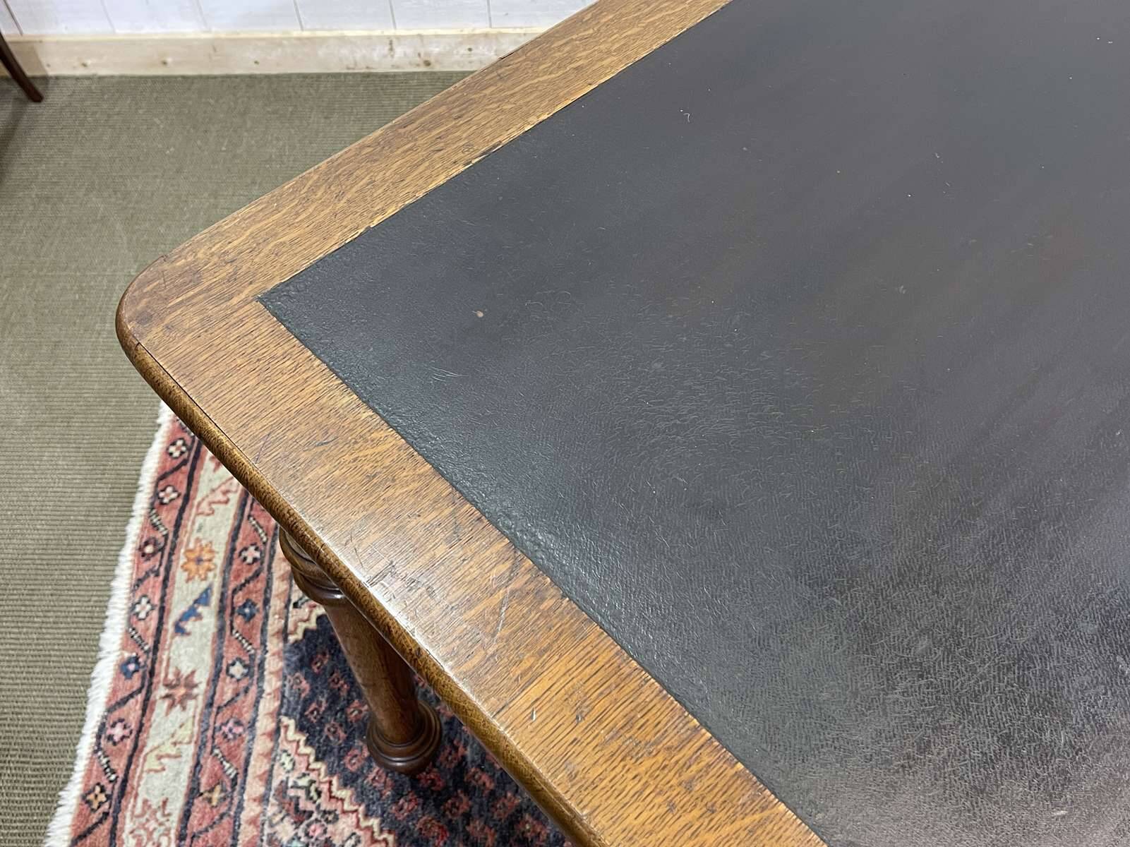 19th-century Victorian desk with writing surface