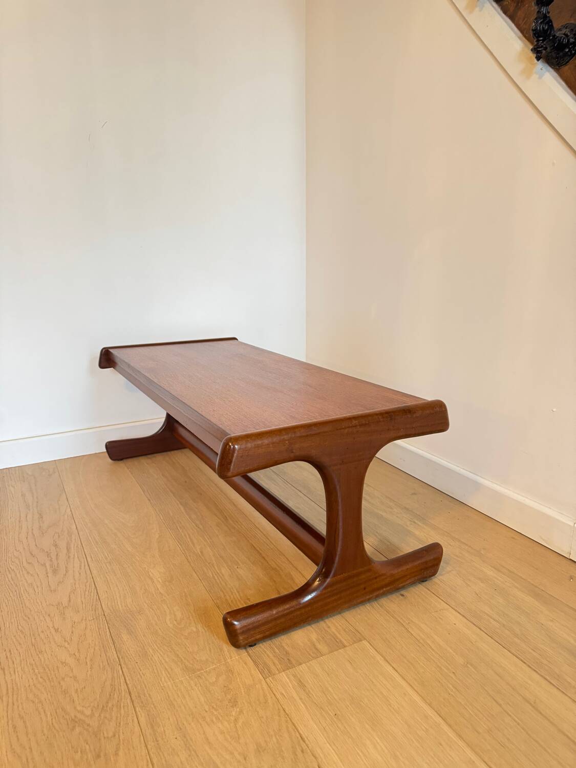 70s teak coffee table