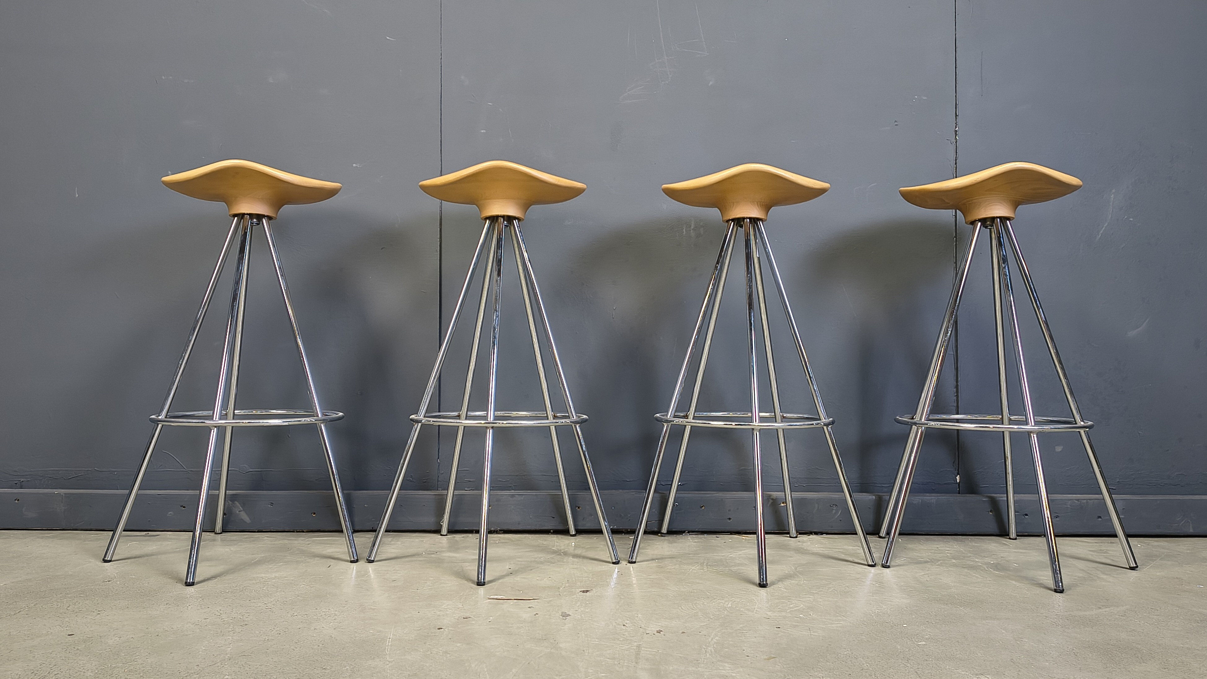 Set of Jamaica swivel bar stools by Pepe Cortès for BD Barcelona, 1990s
