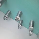 Raak Bullet 8 vintage ceiling or wall lights, antique lighting
