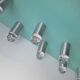 Raak Bullet 8 vintage ceiling or wall lights, antique lighting