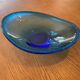 Cobalt blue bowl or catchall in Scandinavian design.