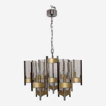 Sciolari chandelier with 9 lights from the 60s/70s