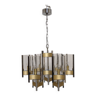 Sciolari chandelier with 9 lights from the 60s/70s