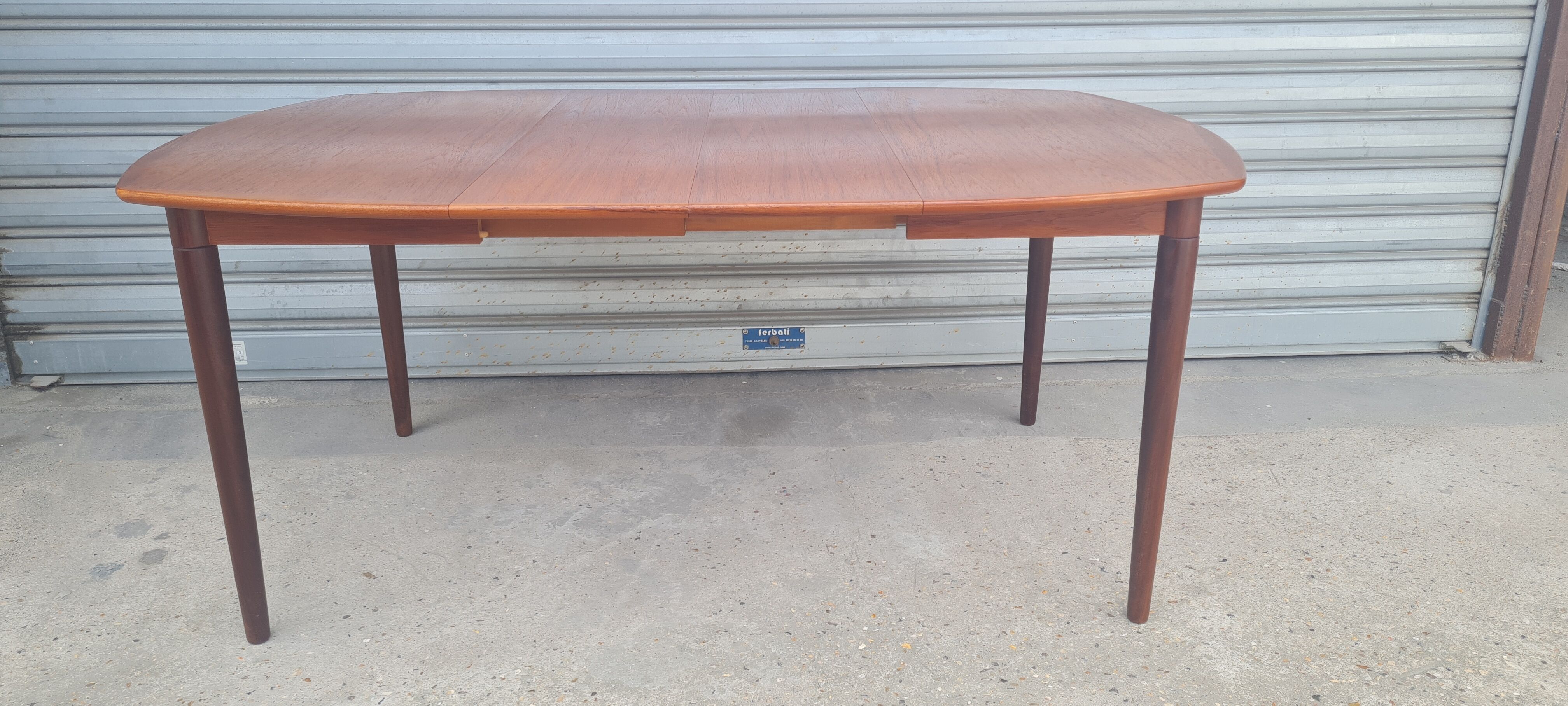 Danish teak dining table by Alf Aarseth for Gustav Bahus