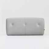 Grey Leather Kali sofa by Michel Ducaroy for Ligne Roset