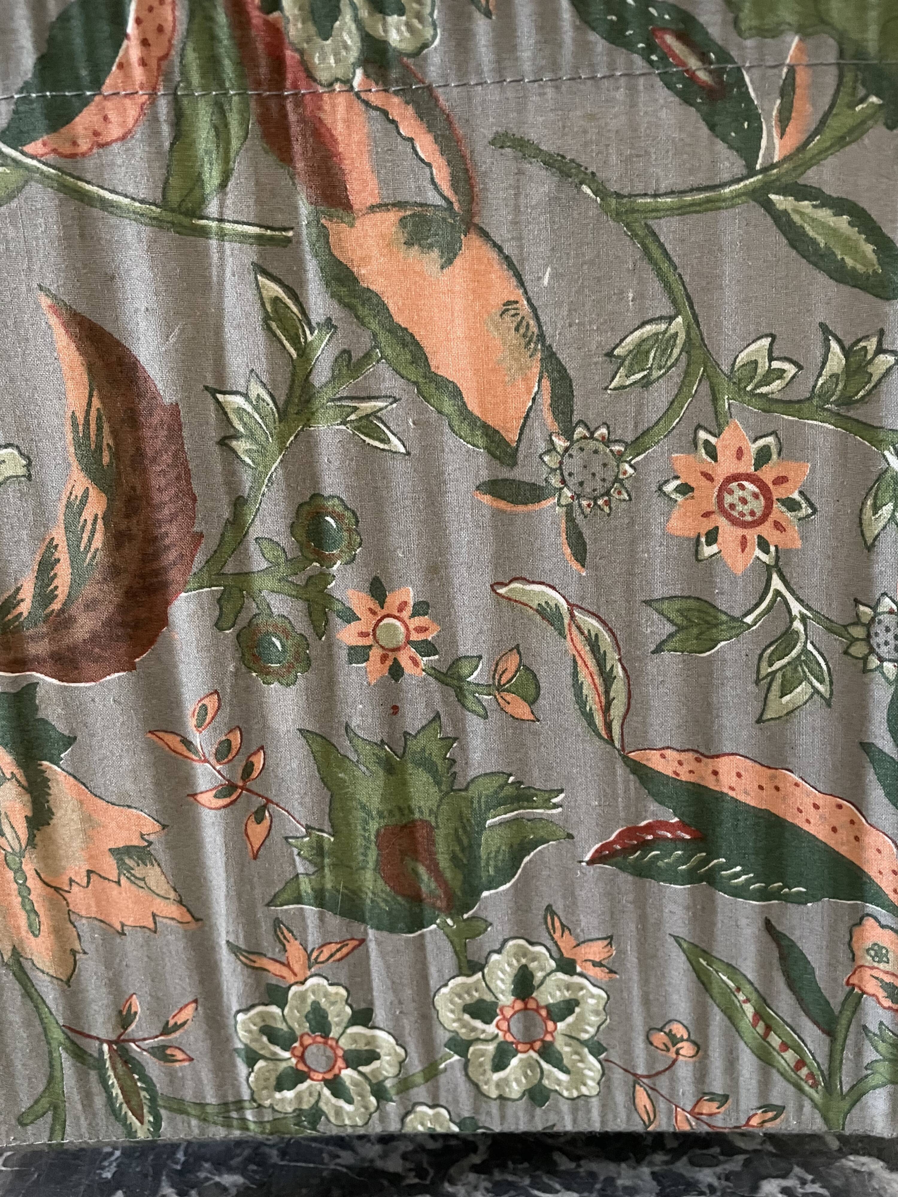 Wood and fabric magazine holders