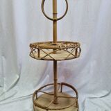 Bottle holder, rattan bar from 1970