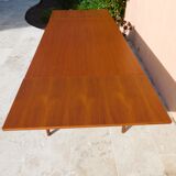 Table teck 2 rallonges vintage