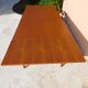 Table teck 2 rallonges vintage