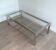 Large chrome coffee table