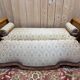 Louis Philippe style bench with scrolls
