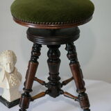 Napoleon III beech piano stool