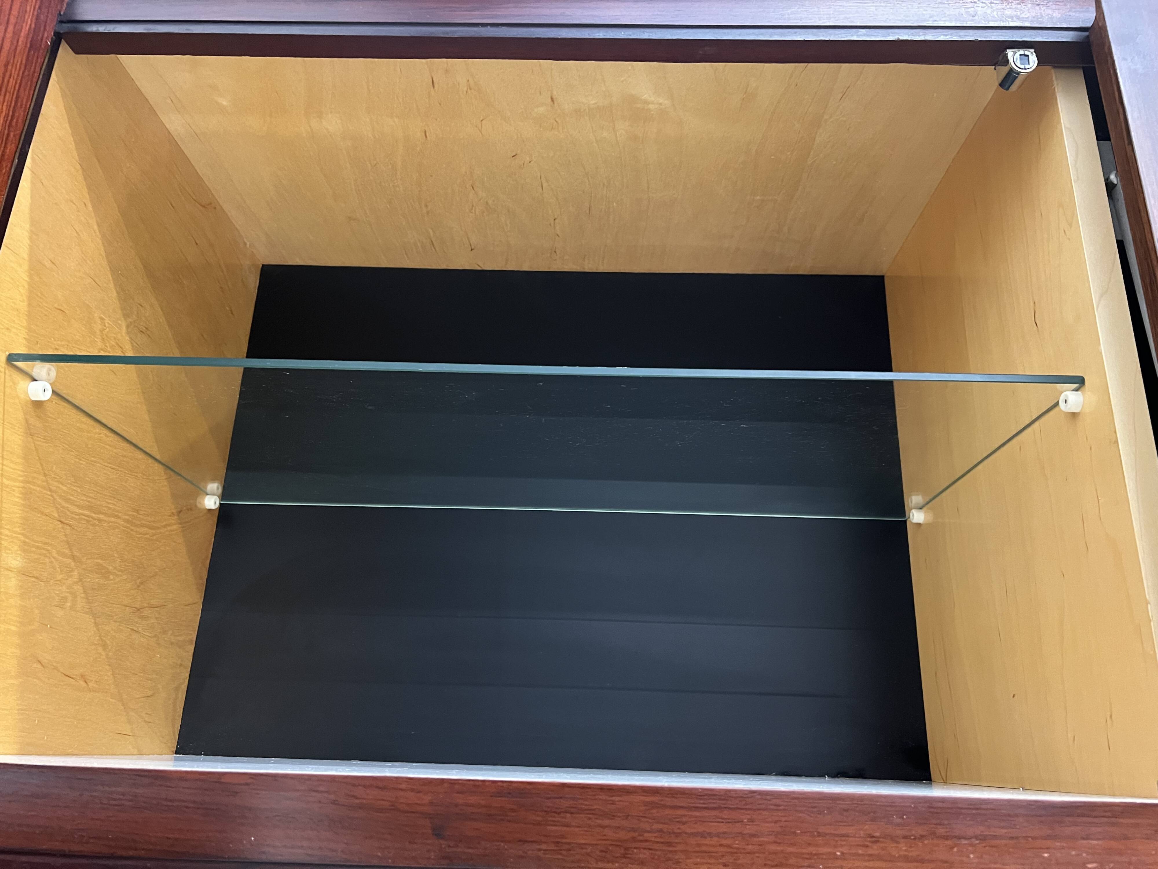 African rosewood drink cabinet, circa 1950